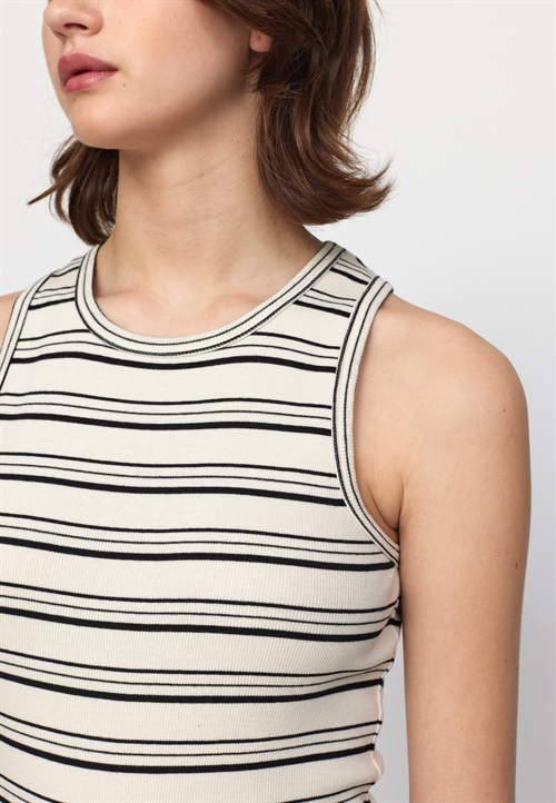 Blossom Black Stripe Tank Top GOTS