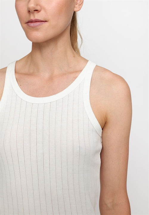 Ella Snow White Tank Top GOTS