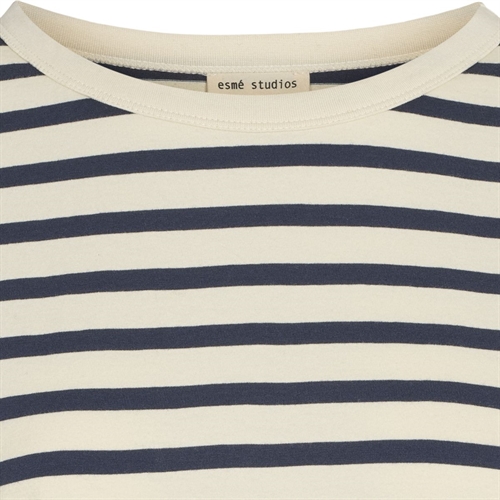 Signe Long Sleeve Striped Top Blue Nights