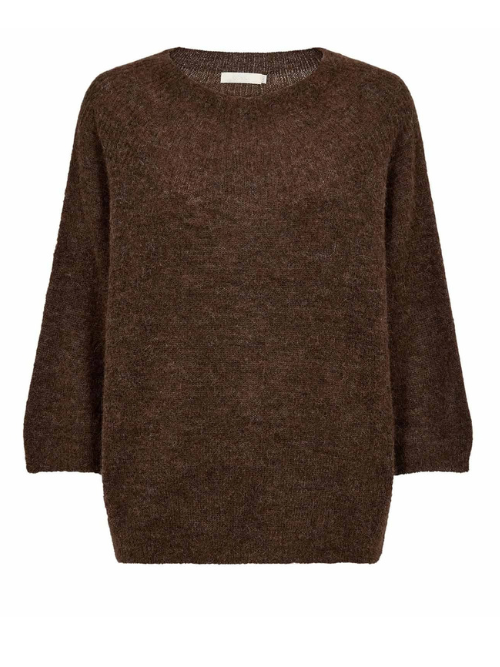 AmeliaGO Sweater Brown Melange