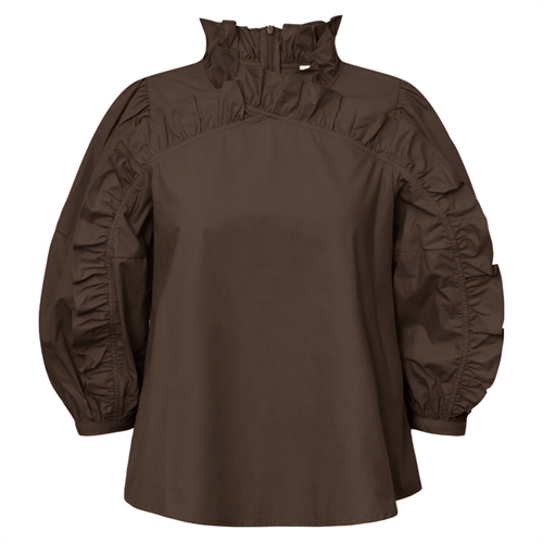 AngeliaGo Blouse Brown