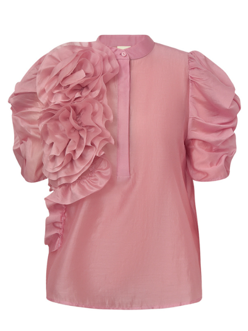 AnnsofiGO Blouse Rose Bloom
