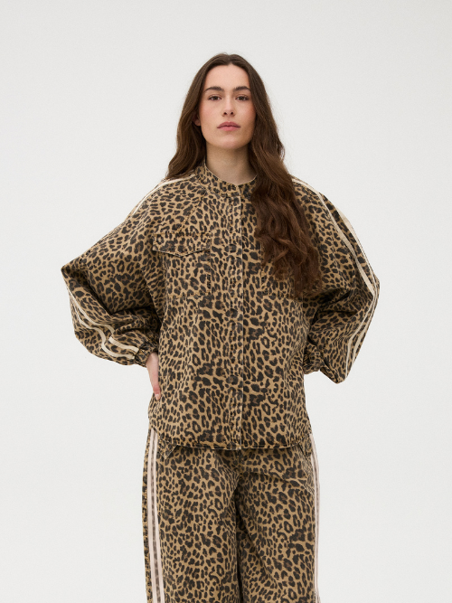 BasmaGo Jull Jacket Shirt Leo/Cream