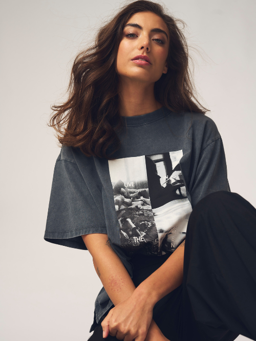 MaggieGO Tee Black Washed
