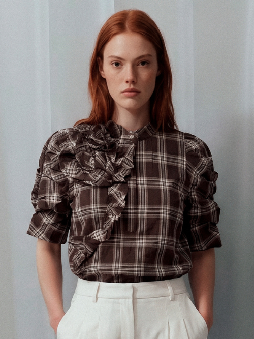ZabinaGO Brown Blouse