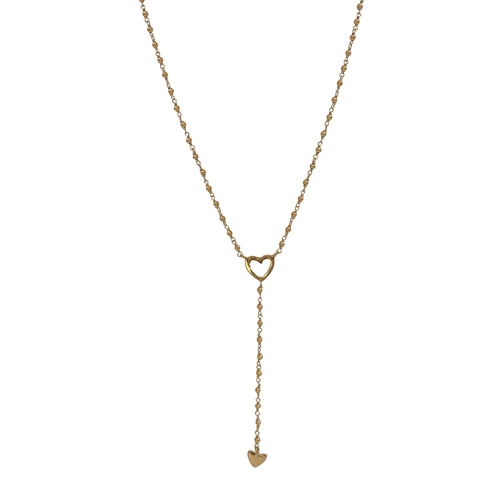 Necklace Heart Drop Gold NK-GOLD
