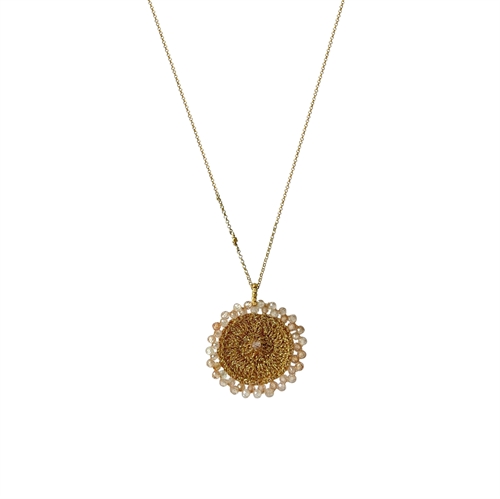 Necklace Posh Champagne Quartz NX24