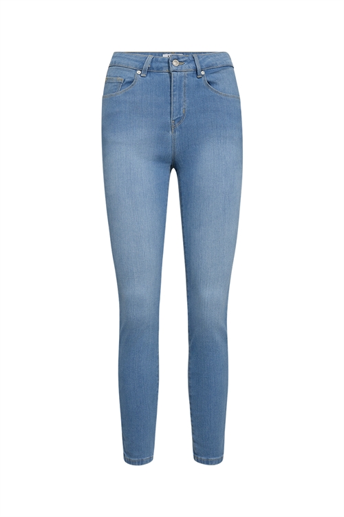 Alexa Cropped Jeans Bright Denim Blue