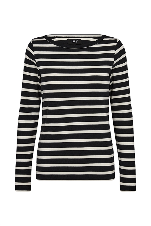 Stix Long Sleeve Tee Black & White
