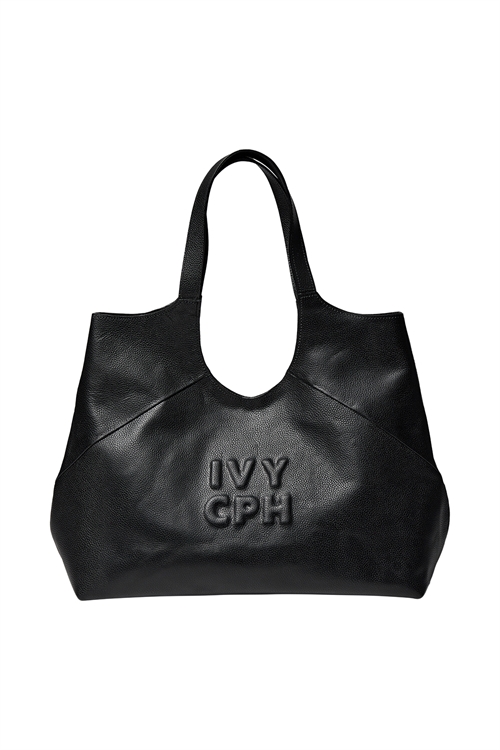 Kendall Leather Tote Bag Black 