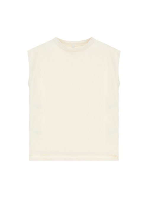 Beige Kortærmet Bluse M9990011V