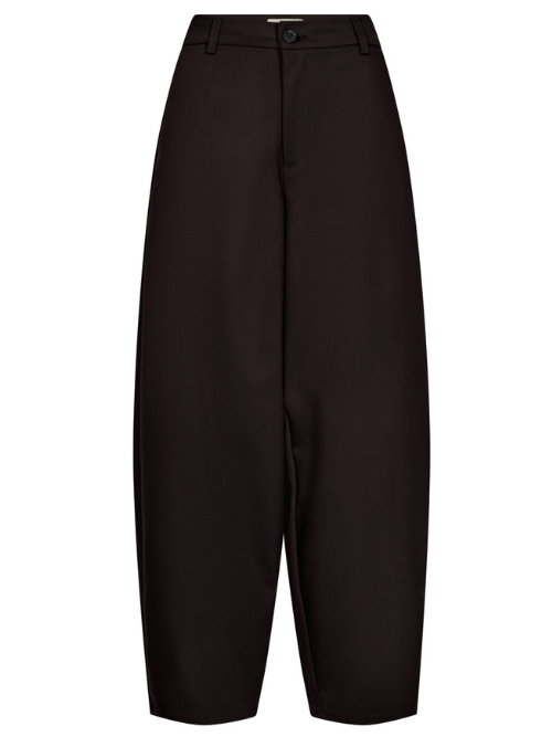 Alice Dark Toffee Brown Barrel Pant