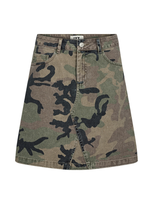 Angie Skirt Wash Camouflage 