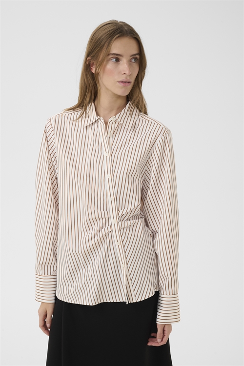 Elmira Cinnamon Stripe Shirt