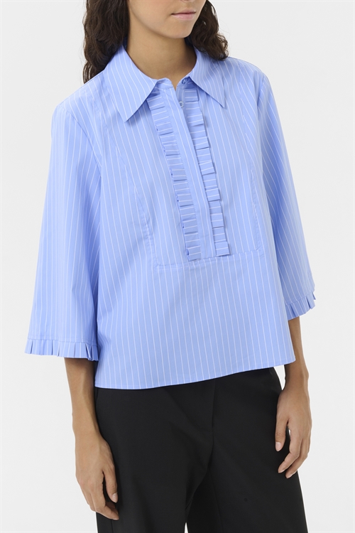 Amy Silky Blouse Della Robbia Blue