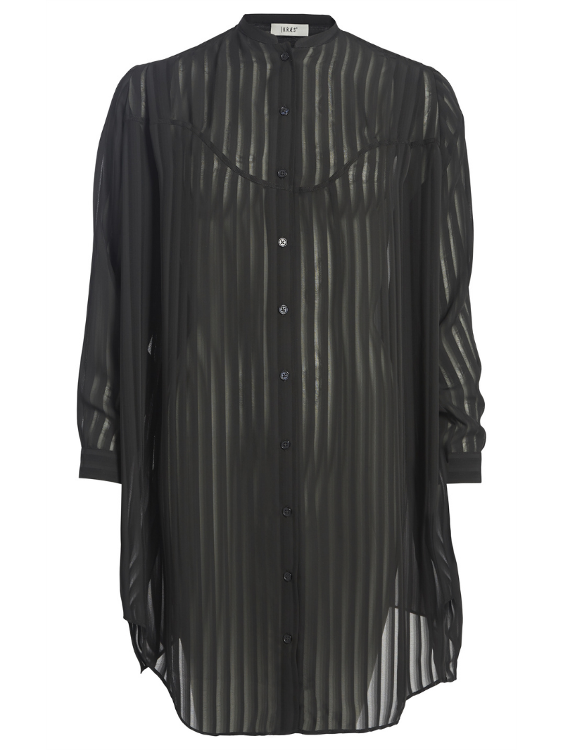 Luna Long Shirt Black