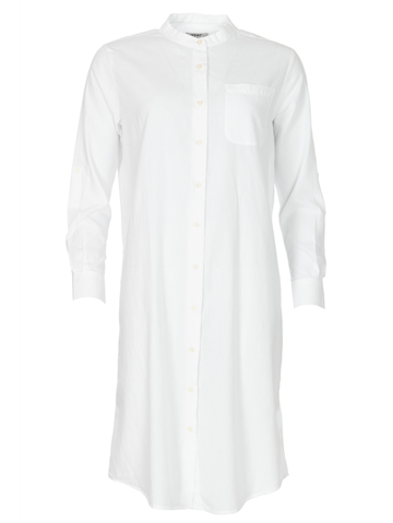 Molly Lang Skjorte White