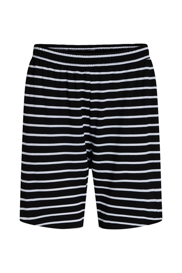 Otto Shorts Black - White Stripe