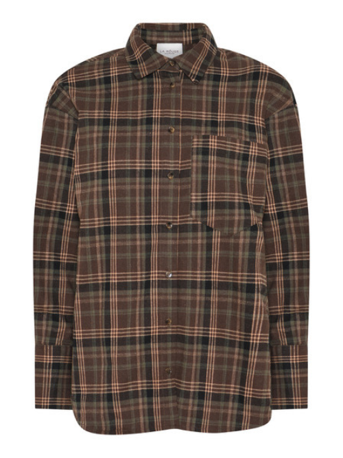 Isa Brown/Forest Check Shirt