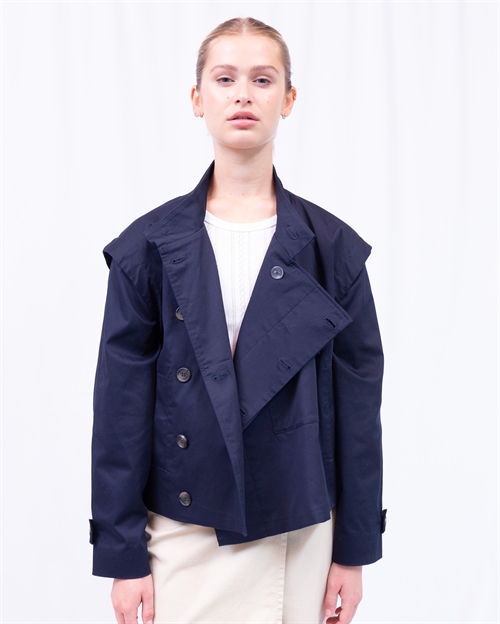 Jean Navy Short Jacket
