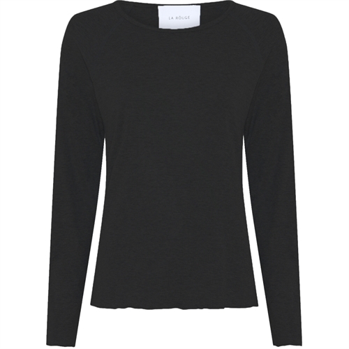 Line Long Sleeve Black T-Shirt