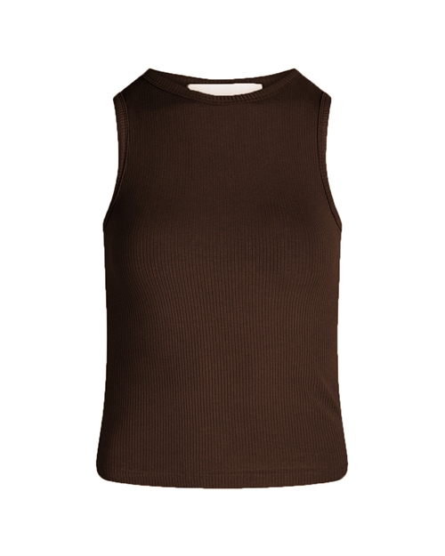 Lisa Dark Brown Singlet