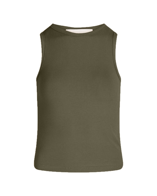 Lisa Singlet Top Army Grøn