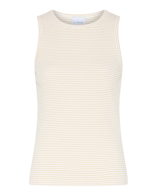 Lotte Singlet Sand /White Stripe