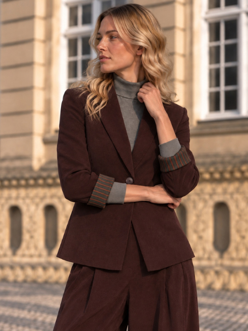 Mette Bordeaux Blazer