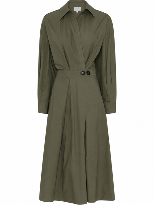 Pia Army Green Dress