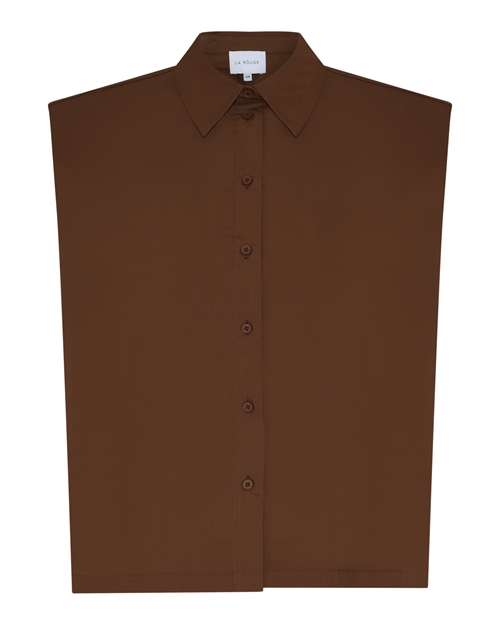 Pia Dark Brown Blouse  