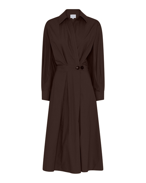 Pia Dress Dark Brown