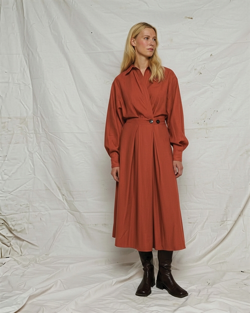 Pia Dress Terracotta