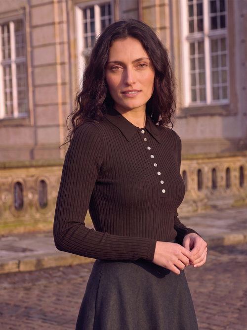 Sailor Dark Brown Poloshirt