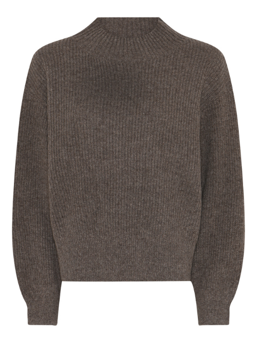 Sisse Brown Melange Pullover