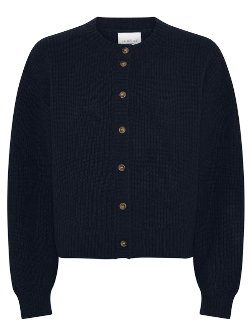 Sisse Navy Melange Cardigan