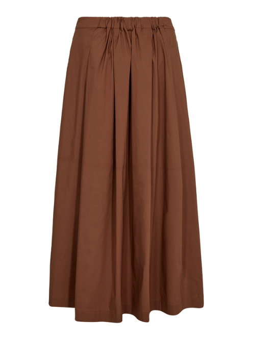 Tulip Poplin Skirt Toffee