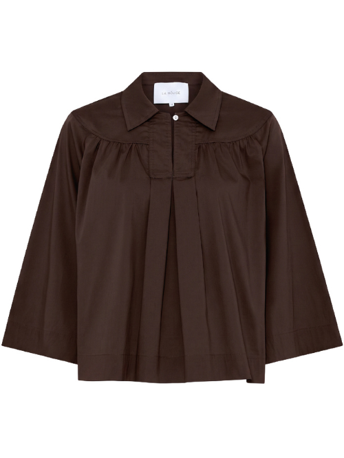 Vilma Dark Brown Shirt