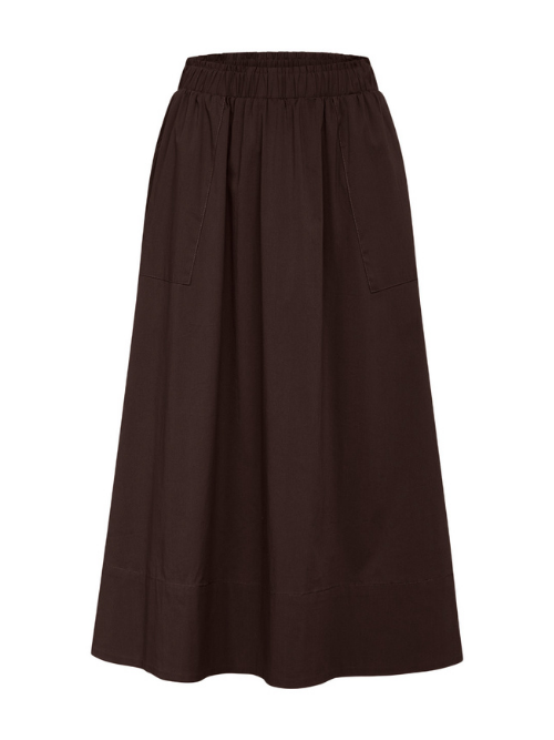 Vilma Skirt Dark Brown
