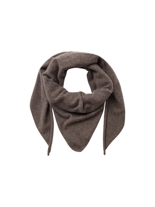 Eloise 20 Cashmere Brunmeleret Tørklæde