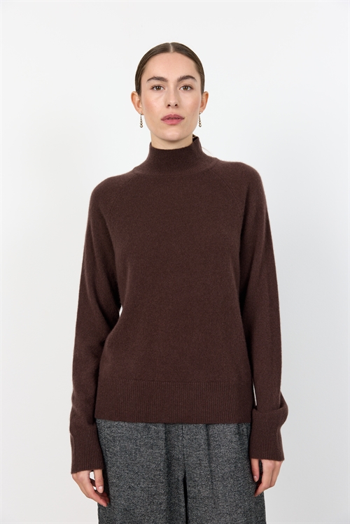 Eloise 6 Mørkebrun Cashmere