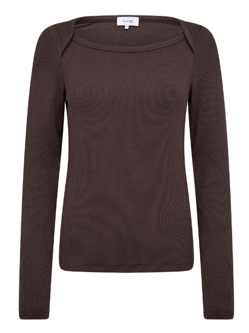 Ika 34 Brun L/Æ T-Shirt