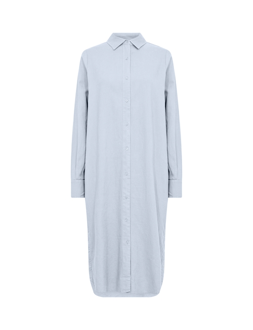 Naja 35 Hør Shirt Dress Cashmere Blue