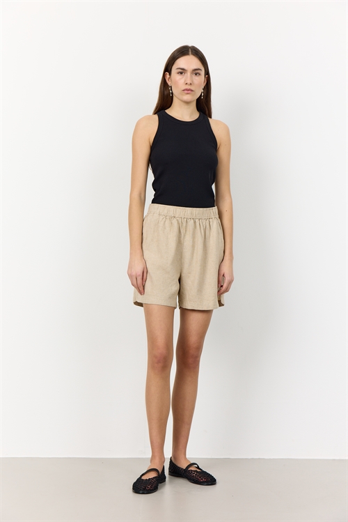 Naja 8 Beige Hør Shorts