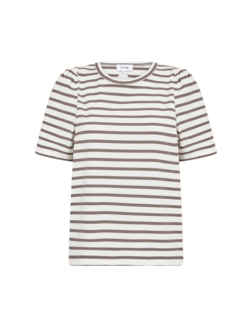 Neddie 1 Brun Stribet T-Shirt