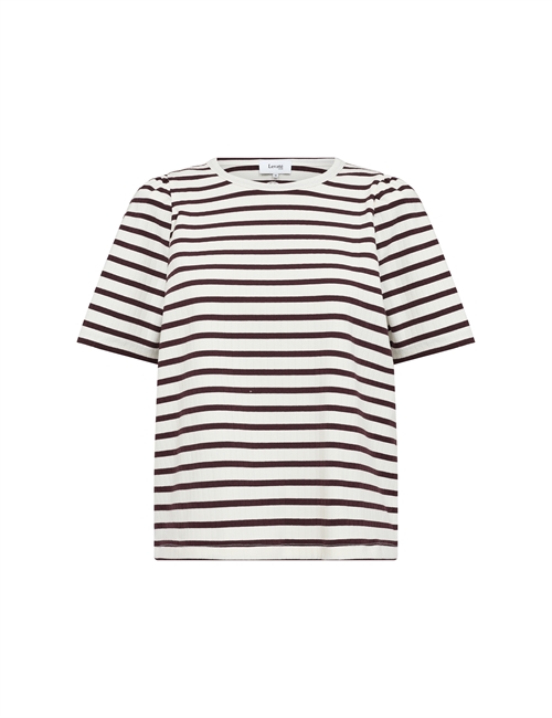 Neddie 1 White/ Fudge Stripe S/S