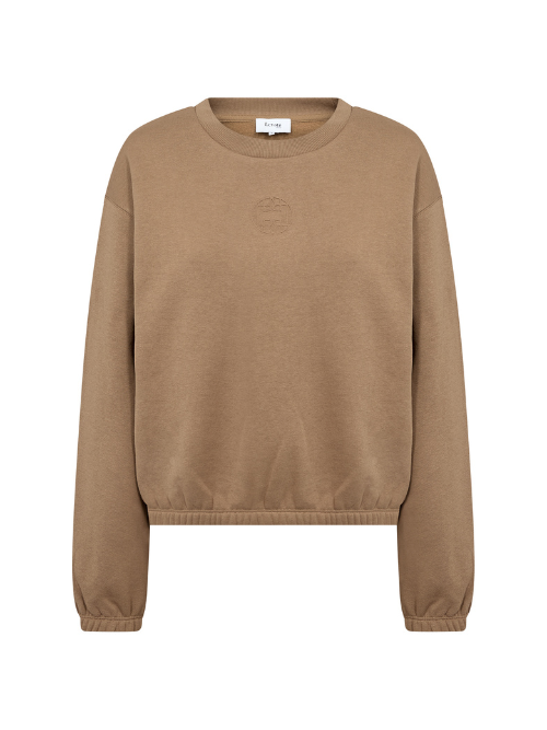 Nuka 13 Kort Lys Brun Sweatshirt