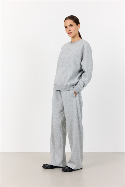 Nuka 15 Sweatpant Lysegrå Meleret