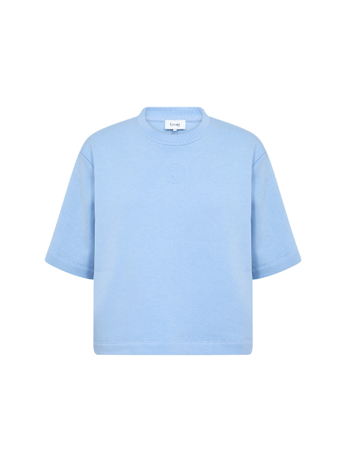 Nuka 28 Kortærmet Lys Blå Sweat T-Shirt