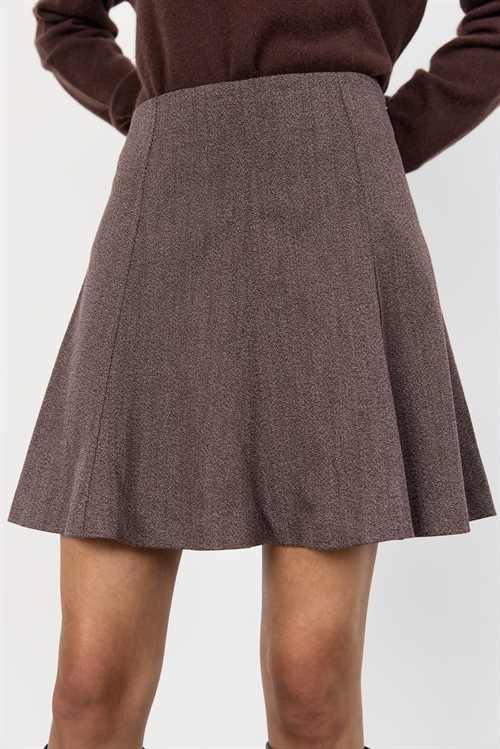 Obassie 2 Mørkebrun Nederdel